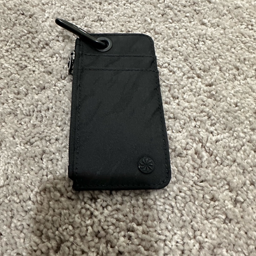 Athleta coffee break wallet keychain